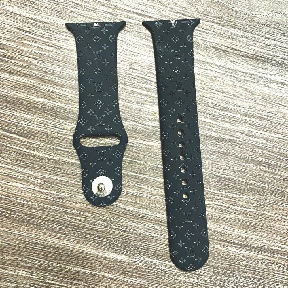 Monogram Silicone Watch Band